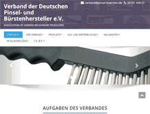 Tablet Screenshot of pinsel-buersten.de